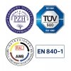 Pojemnik na odpady MGB 120l EUROPLAST Czerwony 